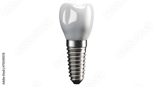 dental implant isolated