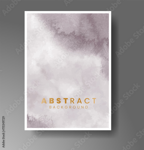 Cover template with watercolor background. Design for your cover, date, postcard, banner, logo.