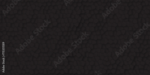 Abstract black stained glass background pattern . black stained glass window art background .seamless pattern with 3d shapes vector vintage design .