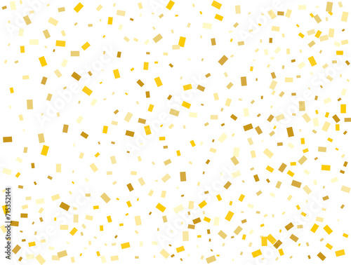 Gold Foil Rectangular Confetti