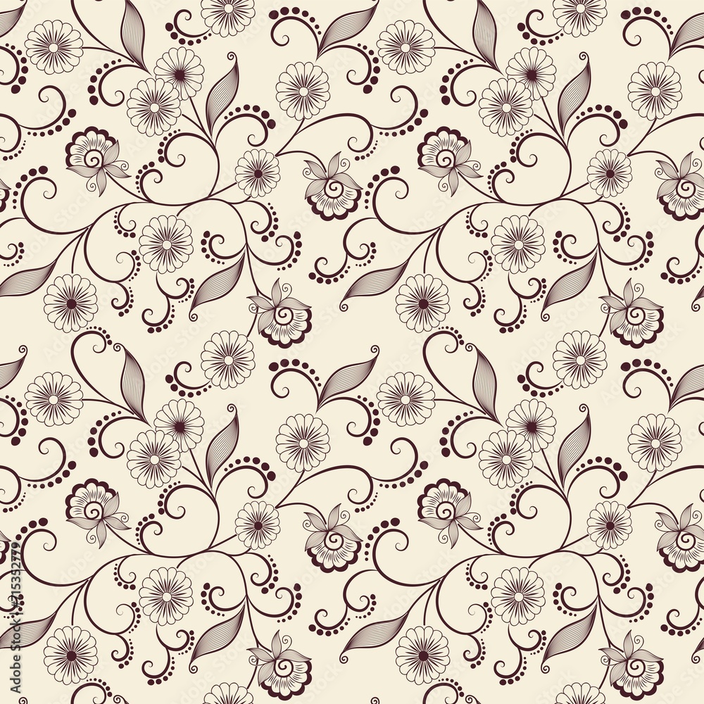 seamless pattern with flowers seamless pattern with flowers
