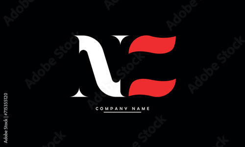 NZ, ZN, N, Z Abstract Letters Logo Monogram