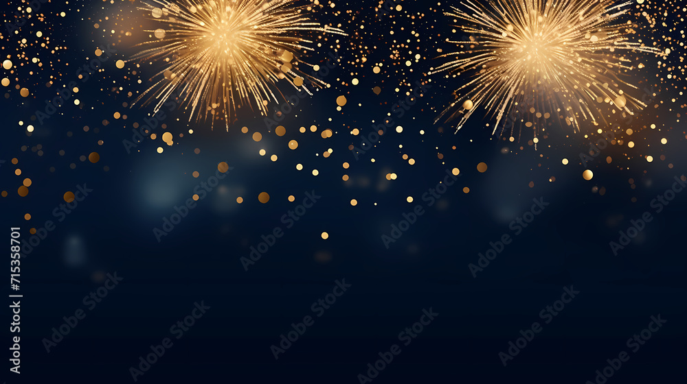 Obraz premium Fireworks background for celebration, holiday celebration concept