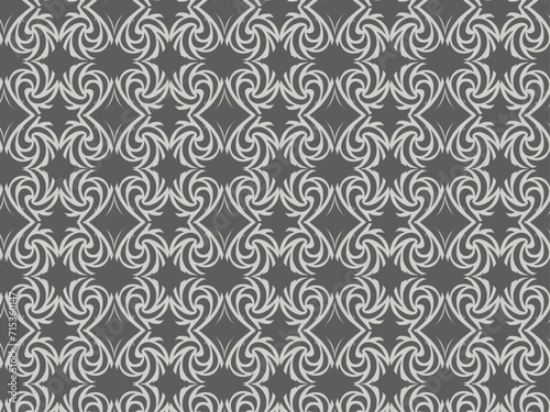 Gray curl spiral pattern design
