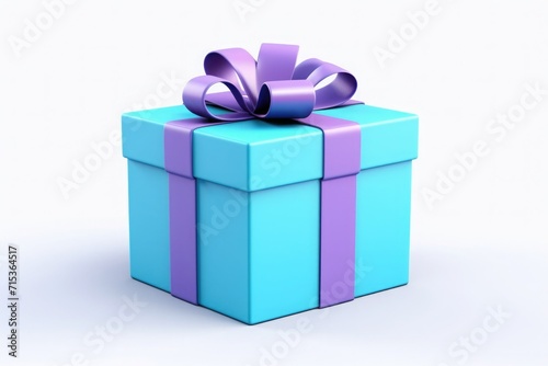 Gift box on white background © Guizal