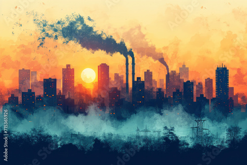 Climate Change: Certain air pollutants contribute to global warming and climate change