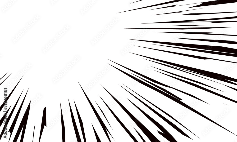 Obraz premium 効果線59