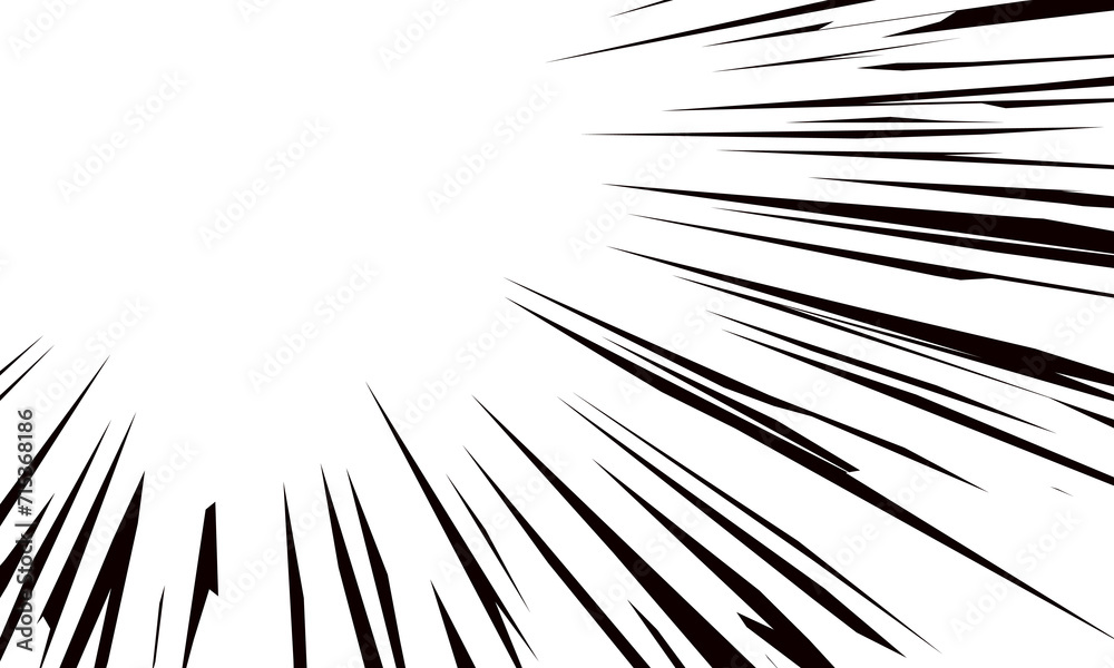 Obraz premium 効果線59