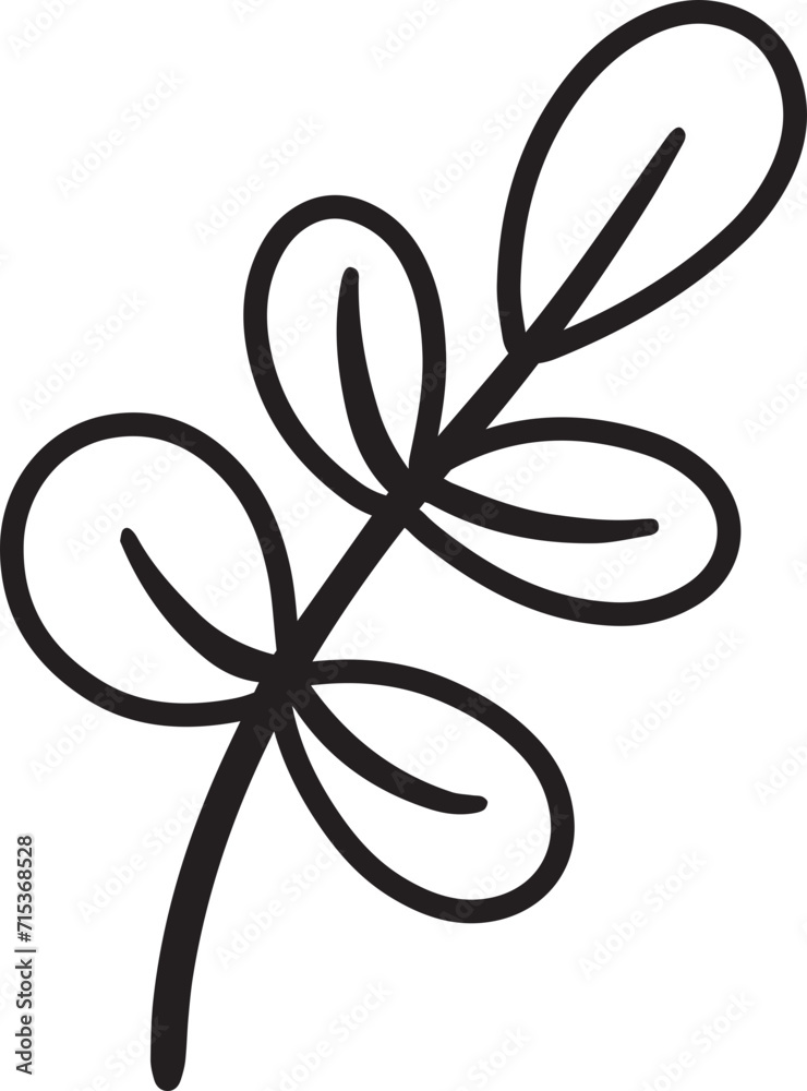 Handdrawn Outline Fall Season