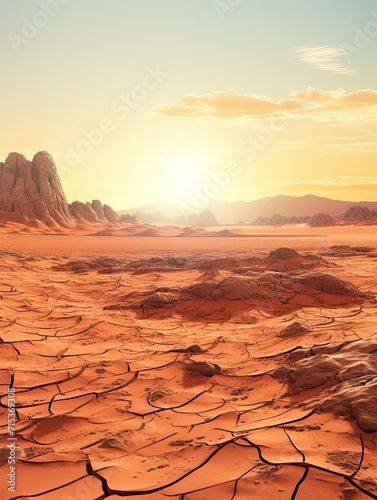 Ancient Desert Landforms: Captivating Panorama of Modern Landscape