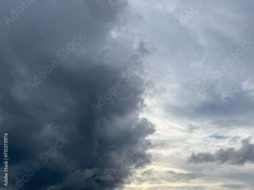 A Mesmerizing Display of Nature Artistry with White Clouds Painting Patterns on a Blue Canvas