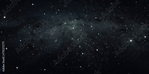 Astounding Night Sky Full of Stars  Captivating Black and White Photo