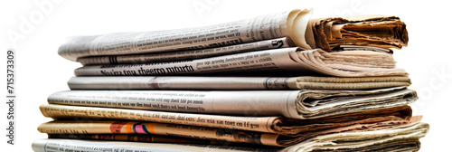 Stack of Newspapers, A Pile of Current and Informative Publications