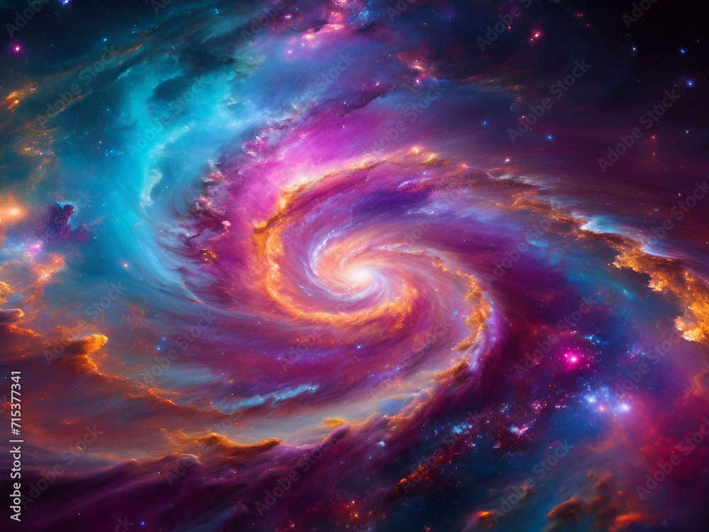 spiral galaxy in space spiral galaxy in space