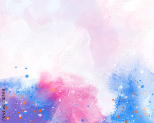 Abstract splashed watercolor background. Design for your cover  date  postcard  banner  logo.