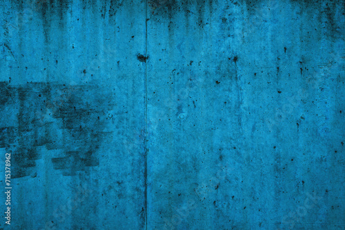 Blue concrete surface as grunge background