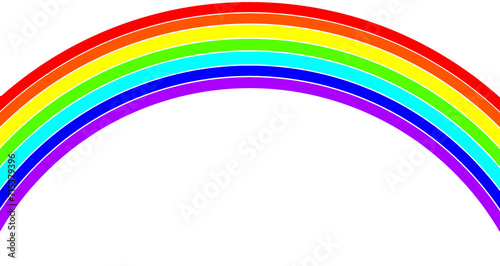 Colorful rainbow cartoon. Colorful background. 