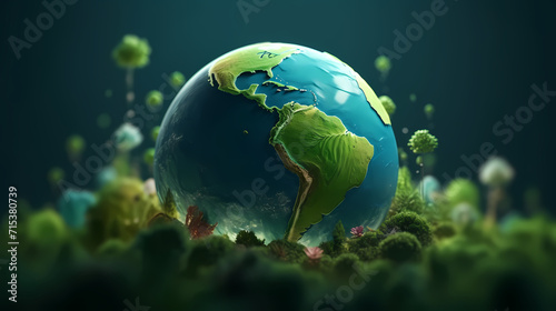 World environment day concept ecology protection environment, environmental protection background