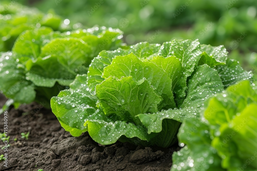 lettuce in the middle of the tree field professional photography lettuce in the middle of the tree field professional photography