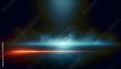 Fire and Ice background with fog  sunrise or sunset It vividly captures dramatic clouds with sun rays