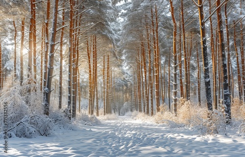 forest in winter