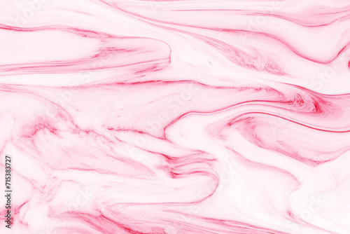 Pink marble texture background pattern with high resolution © peekeedee