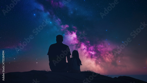 Starry Bond: A Father and Daughter’s Night Under the Stars