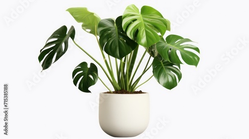 plant in a pot on a white background