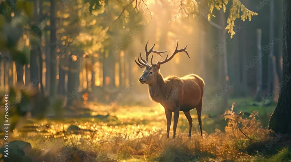 Deer In The Forest, a rare sight Deer In The Forest, a rare sight