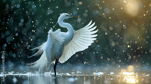 Fototapeta Naklejka Na Ścianę i Meble -  white swan in the water, swan, swan love, website 