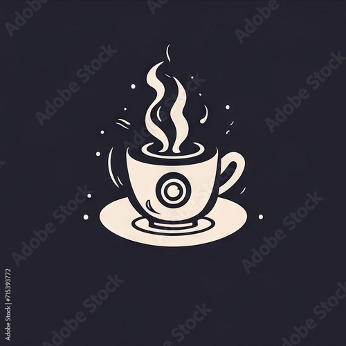 Coffee cup logo.