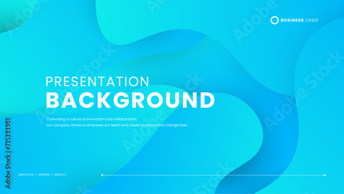 Blue vector modern and simple background with shapes. Simple presentation background with dynamic shapes for banner, pattern, wallpaper, template, business card