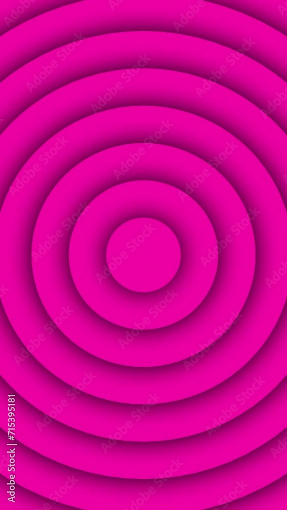 Pink color rounded square slowly growing from center. Seamless loop symmetrical animation. Abstract curved square shape polygon shape motion graphics background. Pink color rounded square slowly growing from center. Seamless loop symmetrical animation. Abstract curved square shape polygon shape motion graphics background.