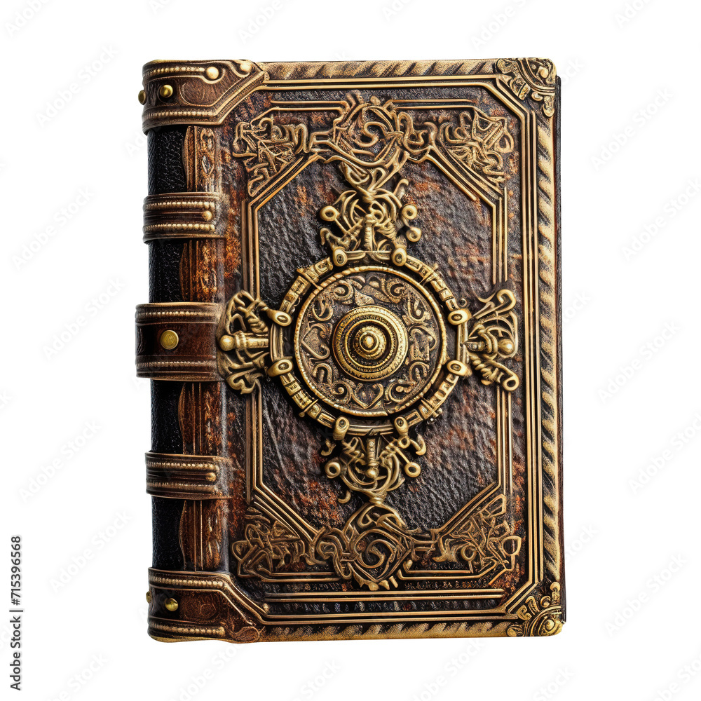 ancient book on transparent background PNG Generative AI ancient book on transparent background PNG Generative AI
