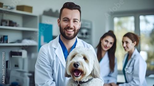 A veterinarian examining a pet with care and expertise , veterinarian, examining, pet, care, expertise photo