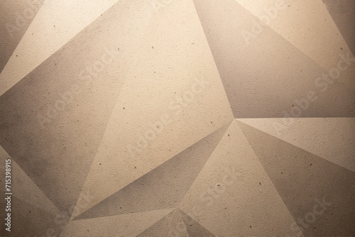 Beige abstract geometric background with crossed lines for product presentation