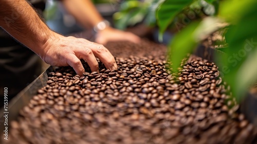 Highlight moments from worldwide fair trade coffee programs. Generative Ai.