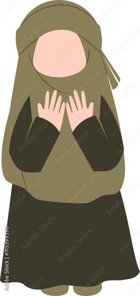 Muslim praying Illustration Muslim praying Illustration