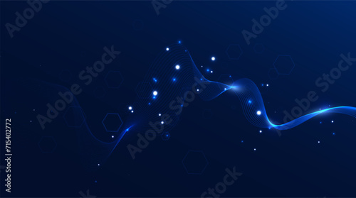 Glowing lines background.