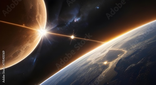 planet in space