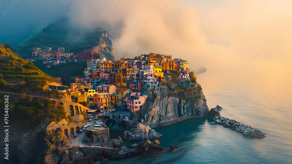 panorama of the city, italy, dream 
