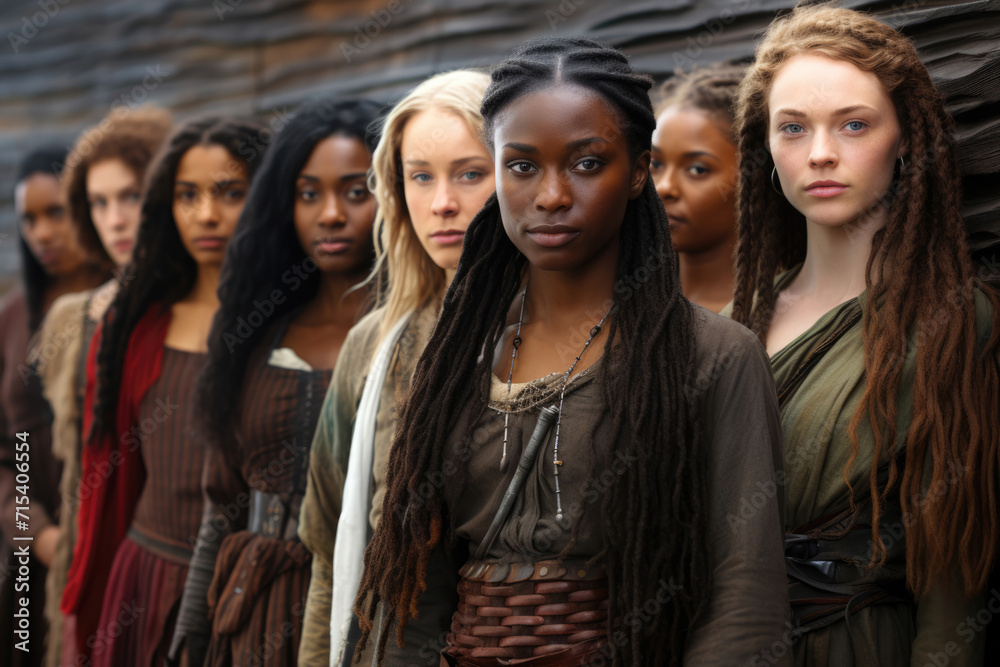 beautiful women ladies of different races