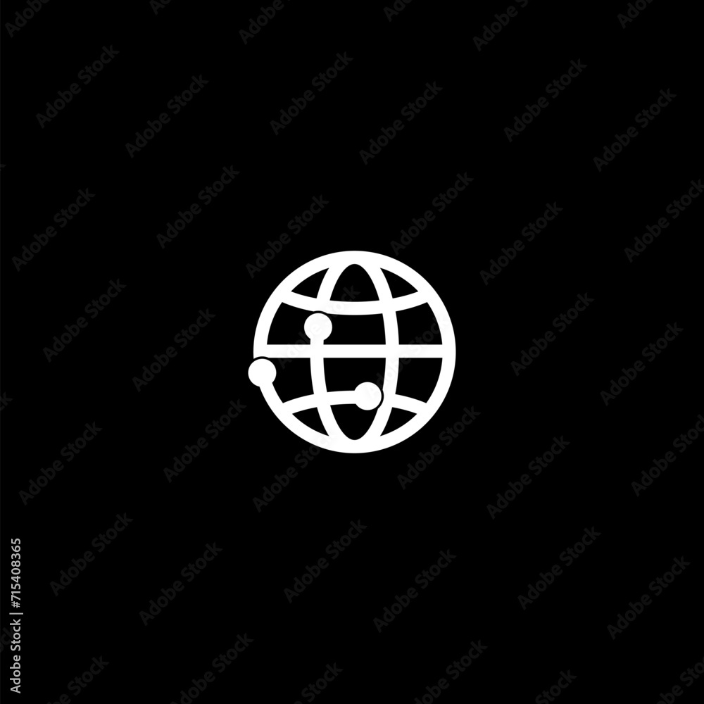 Social media isolated on black background Social media isolated on black background