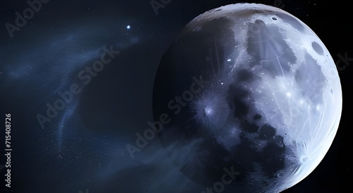 earth and moon