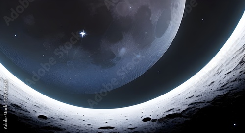 planet in space