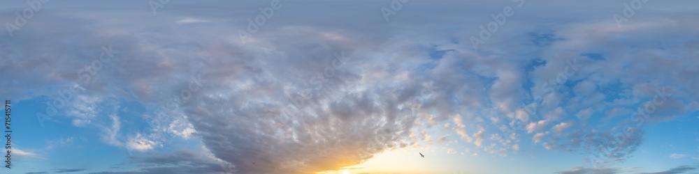 Bright sunset sky panorama with glowing red pink Cumulus clouds. HDR 360 seamless spherical panorama. Sky dome or zenith in 3D, sky replacement for aerial drone panoramas. Climate and weather change. Bright sunset sky panorama with glowing red pink Cumulus clouds. HDR 360 seamless spherical panorama. Sky dome or zenith in 3D, sky replacement for aerial drone panoramas. Climate and weather change.