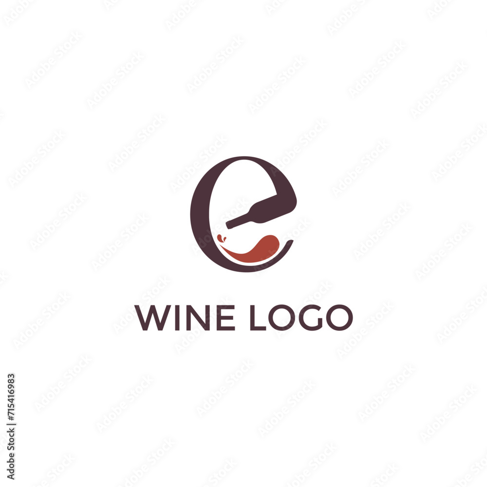 Wine Logo Design. Wine Logo Template Wine Logo Design. Wine Logo Template