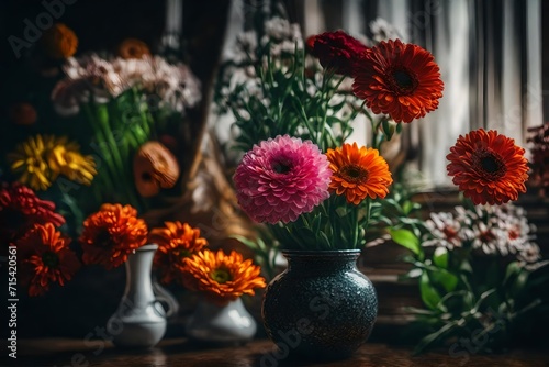 still life with flowers © awais