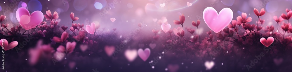floral background and forming love