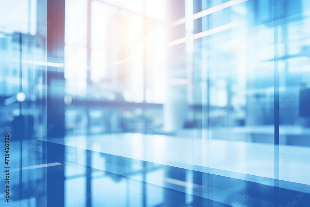 Blurred glass wall of modern business office building at the business center use for background in business concept. Blur corporate business office. Abstract windows with a blue tint Blurred glass wall of modern business office building at the business center use for background in business concept. Blur corporate business office. Abstract windows with a blue tint